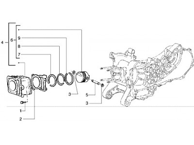 Σύνολο κυλίνδρου-εμβόλου-κομβίου